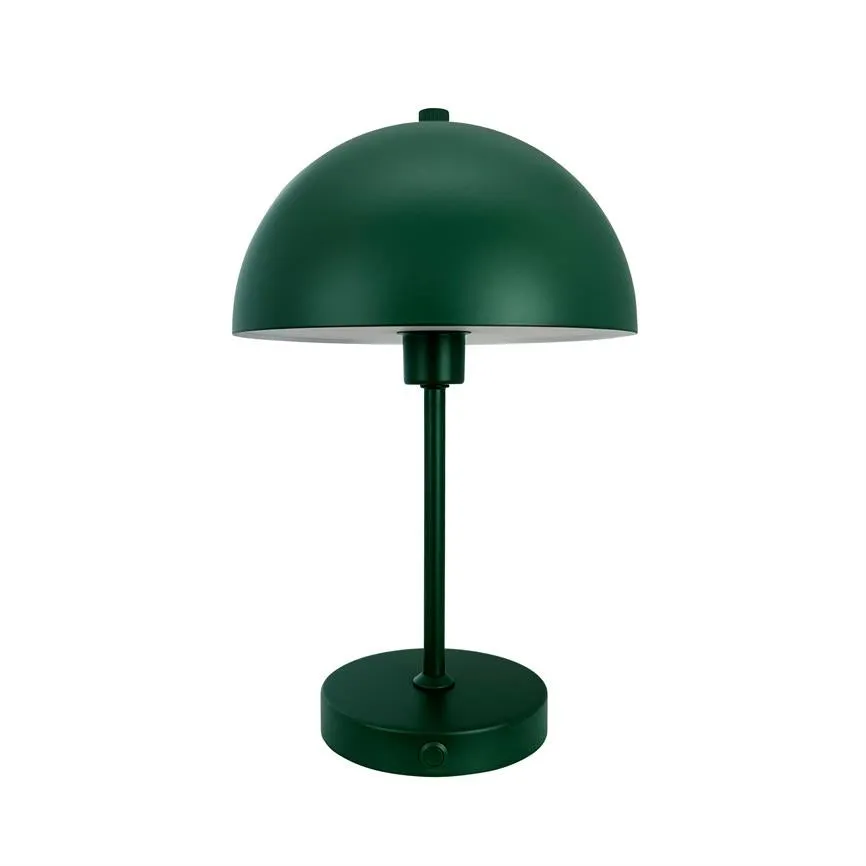 Dyberg Larsen Stockholm V2.0 bordlampe mørkegrønn oppladbar