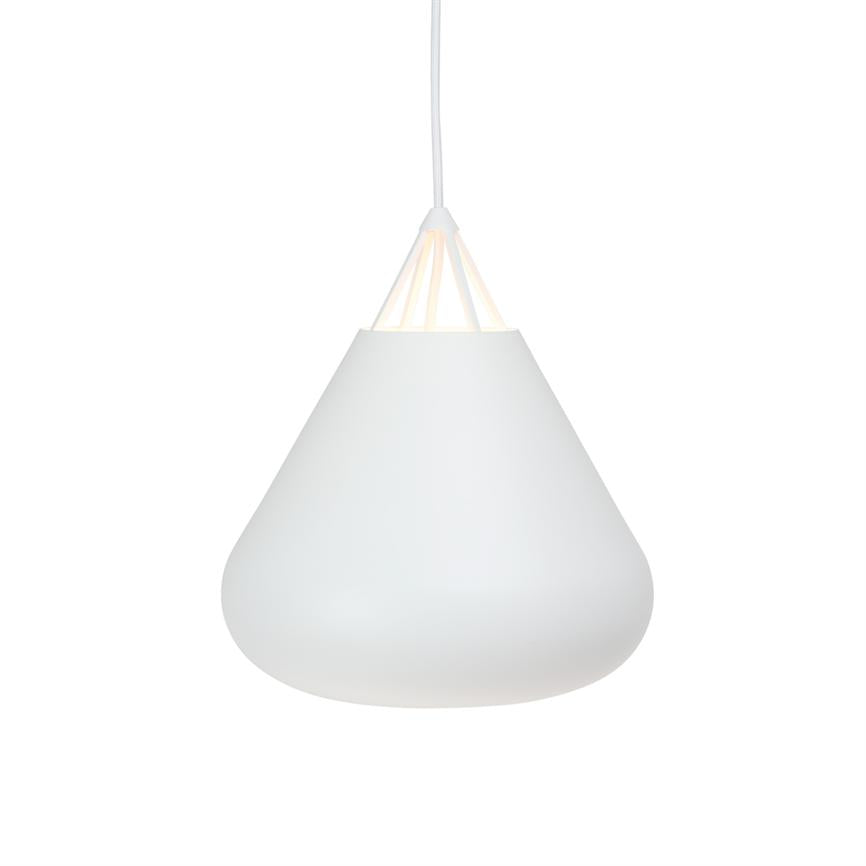 Dyberg Larsen Volta pendel hvit 26 cm kuppel
