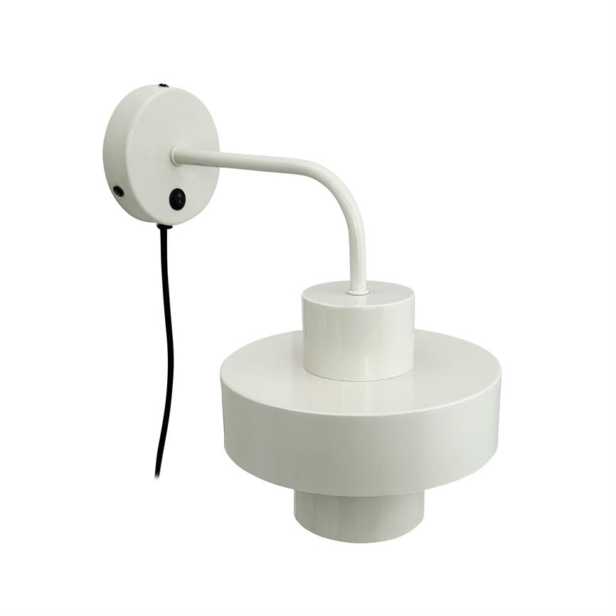Dyberg Larsen Stoke vegglampe kit hvit Bauhaus
