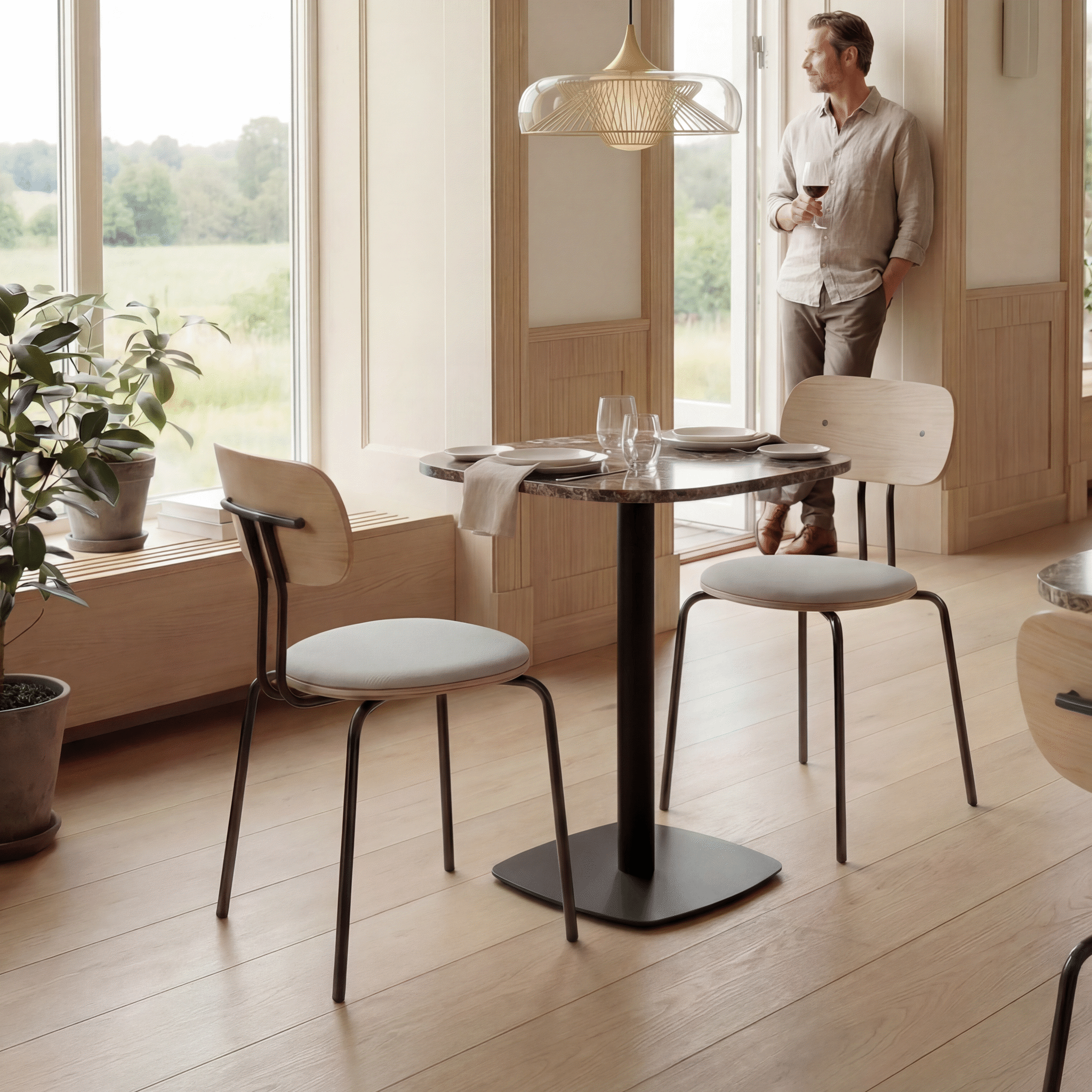 UMAGE Chordis pendelskjerm glass messing