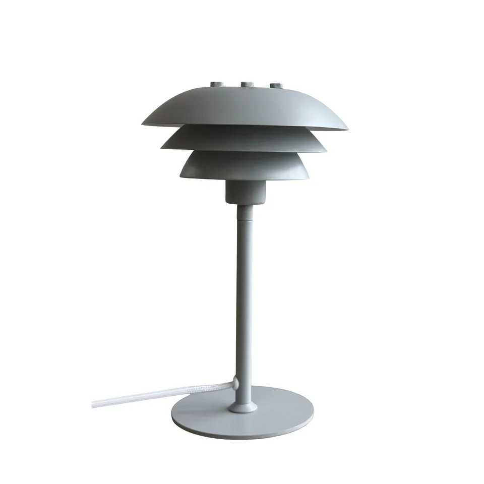 Dyberg Larsen Sixteen bordlampe 25 cm grå matt