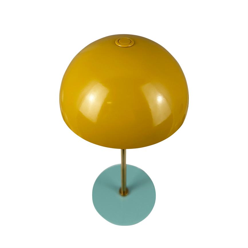 Dyberg Larsen Along LED minilampe curry turkis 2-pk