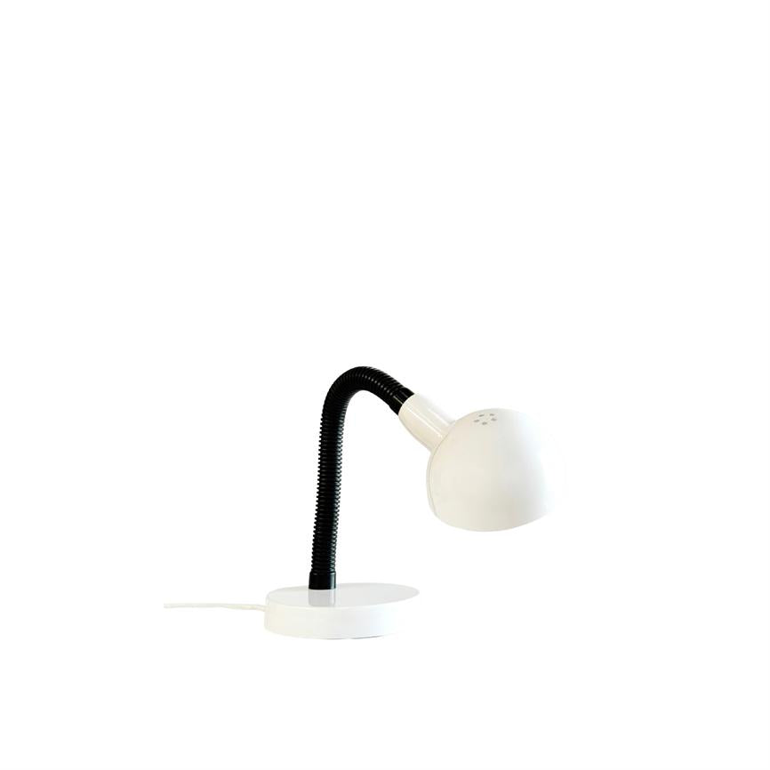 Dyberg Larsen Swan bordlampe hvit nattbordslampe