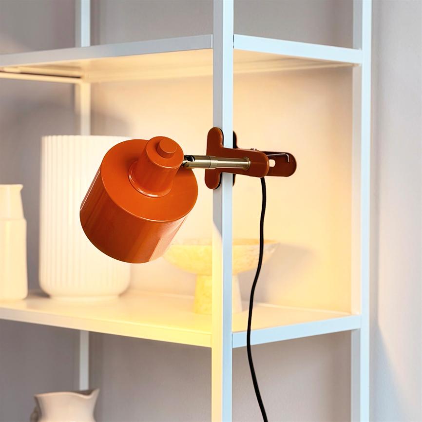 Dyberg Larsen Ocean klemmelampe oransje