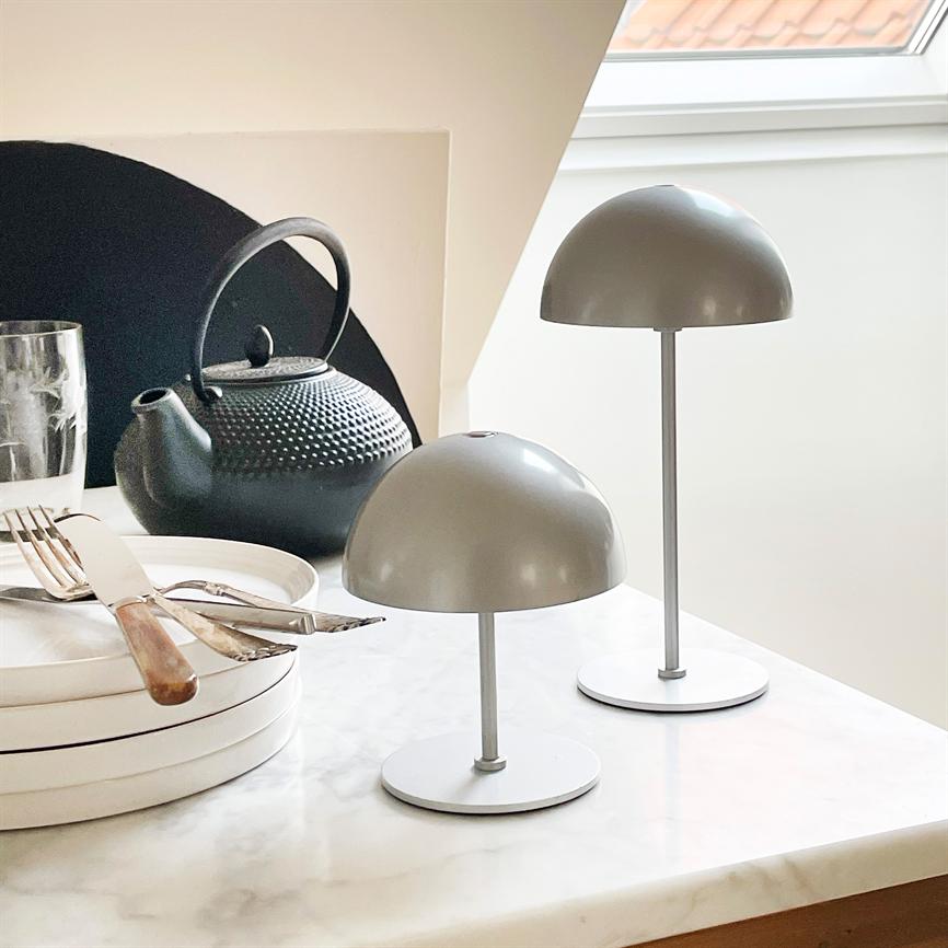 Dyberg Larsen Along minilampe sølv 2-pakn LED