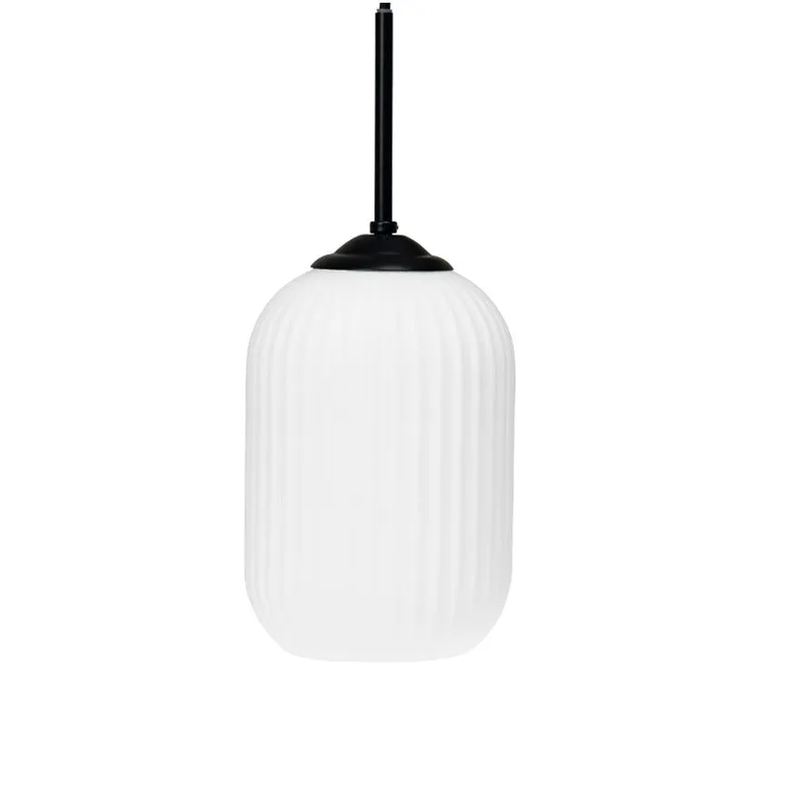 Dyberg Larsen Riflet pendel Ø20 opal glass