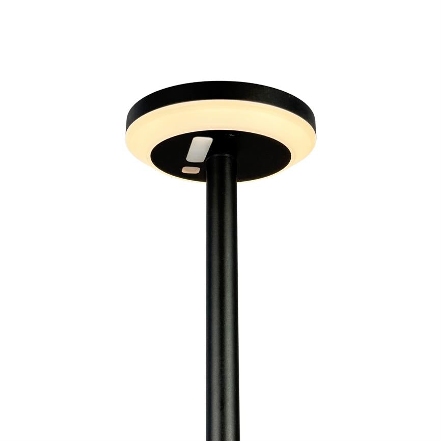 Dyberg Larsen Otera bedlampe solcelle sort