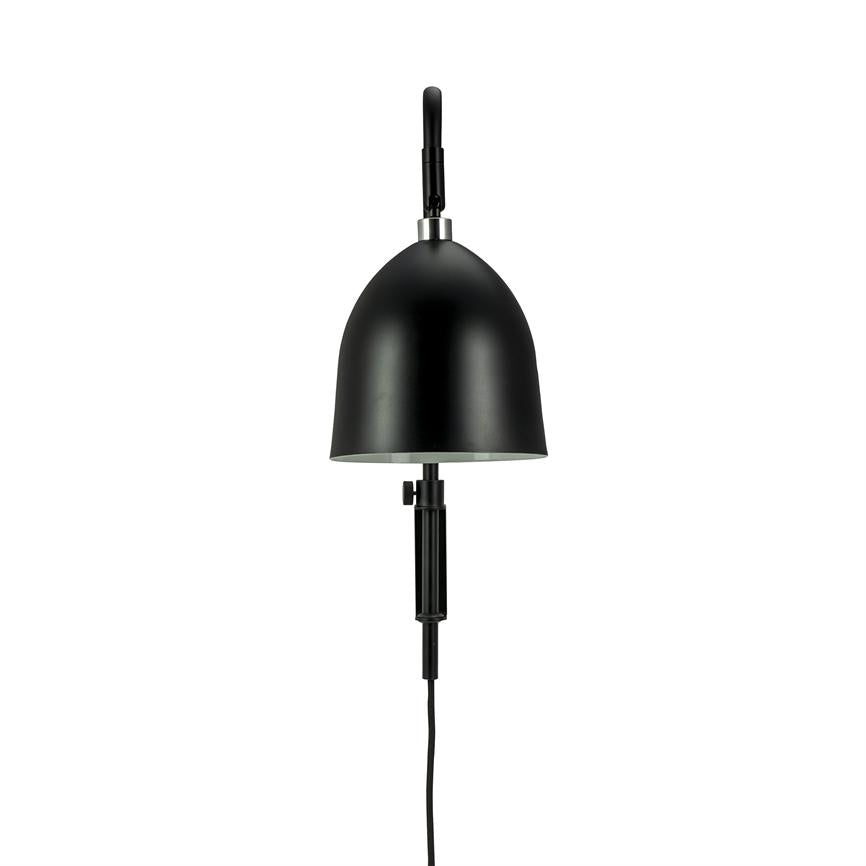 Dyberg Larsen Easton vegglampe svart justerbar