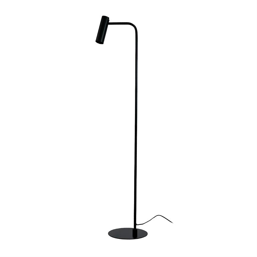 Dyberg Larsen Skagerrak gulvlampe svart – metall GU10