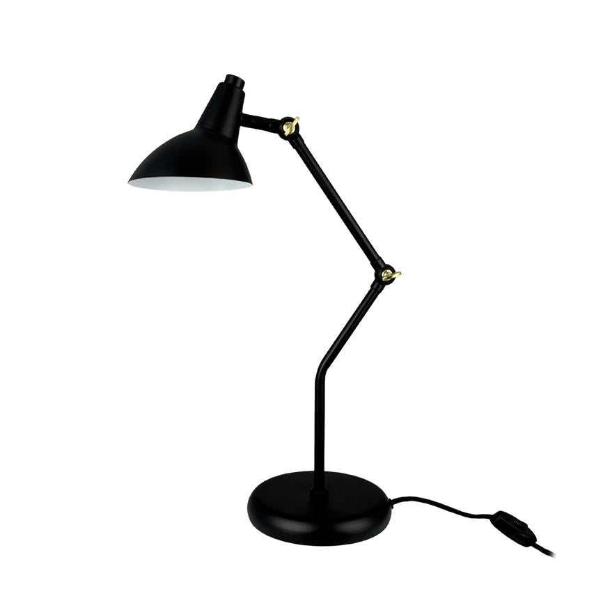 Dyberg Larsen Vela bordlampe sort justerbar