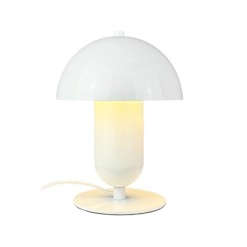 Dyberg Larsen Movie bordlampe hvit kuppel