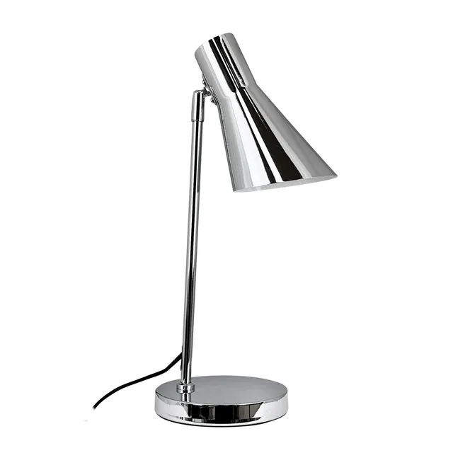 Dyberg Larsen DL12 bordlampe krom leselampe