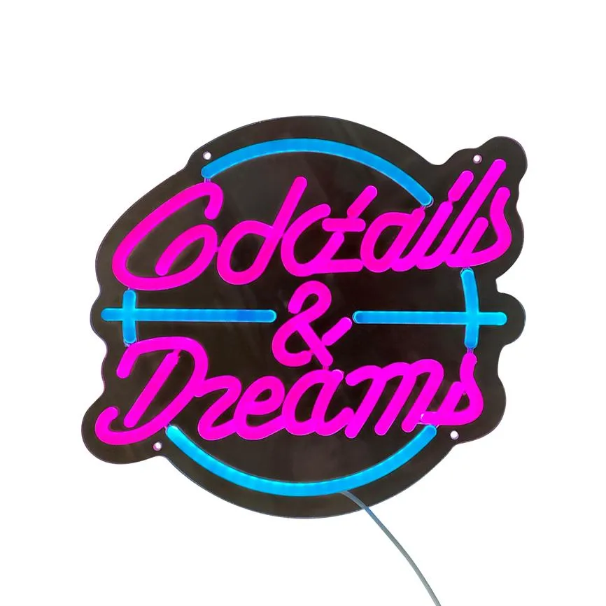 Dyberg Larsen Cocktails Dreams LED-skilt neonskilt