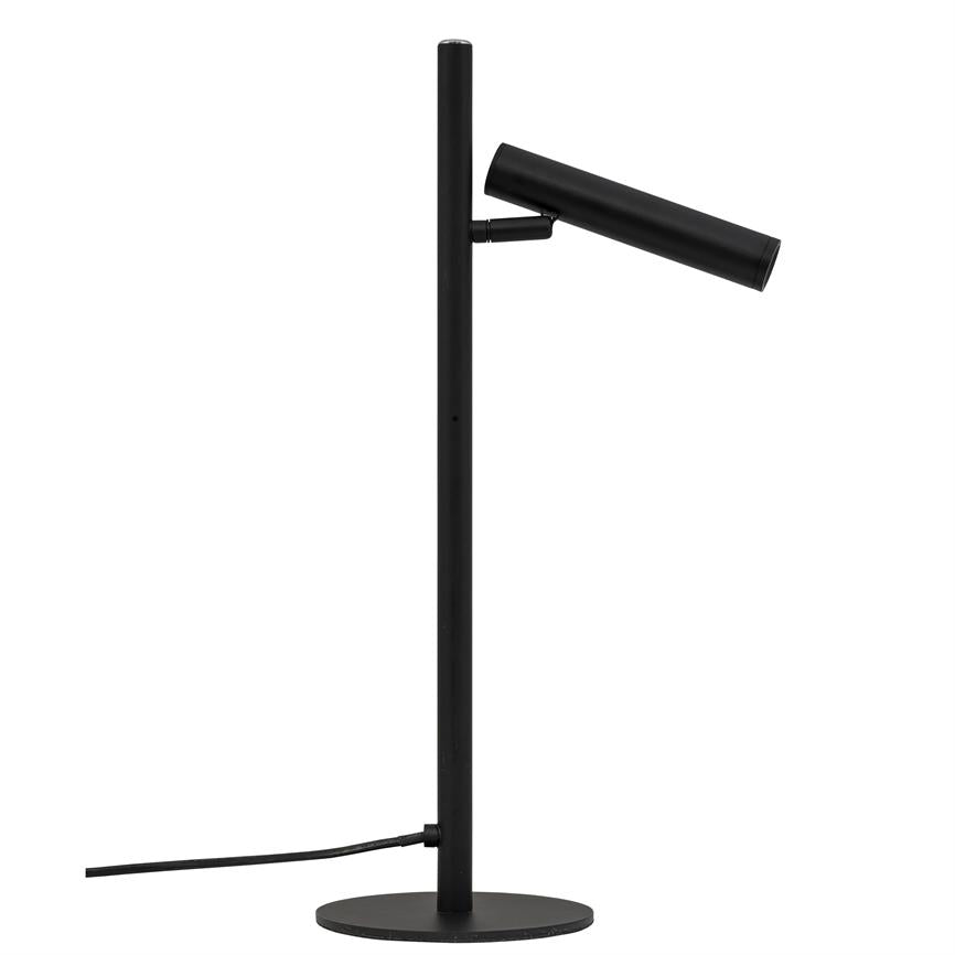 Dyberg Larsen Carlo bordlampe sort LED dimbar