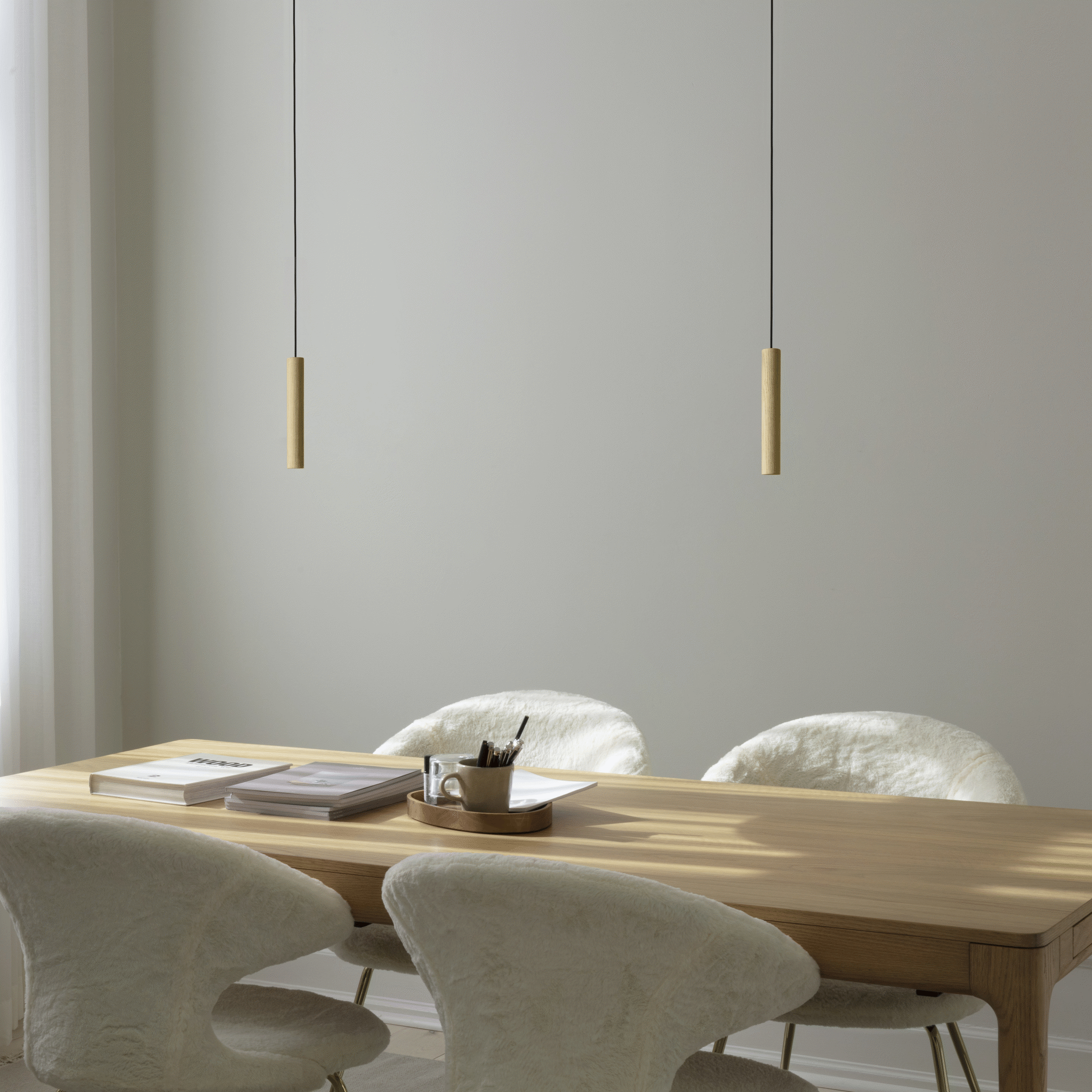 UMAGE Chimes pendellampe eik massivtre