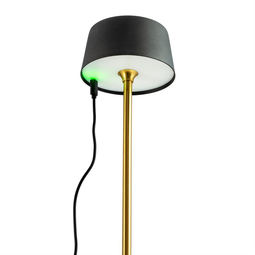 Dyberg Larsen Yoyo bordlampe svart oppladbar