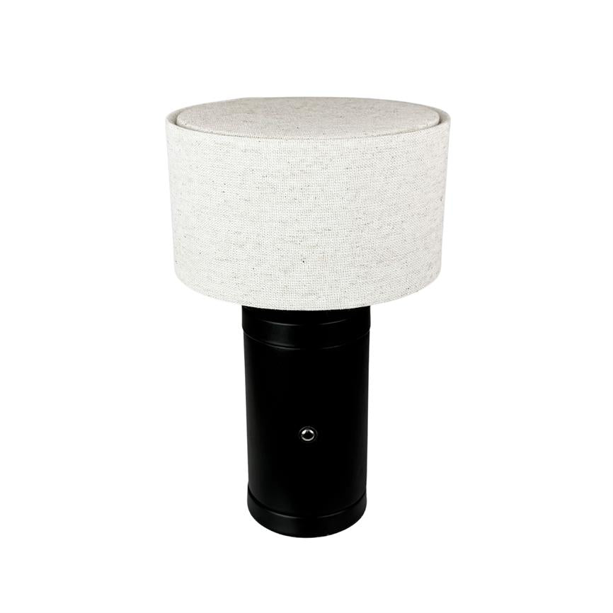 Dyberg Larsen Mellow bordlampe oppladbar svart