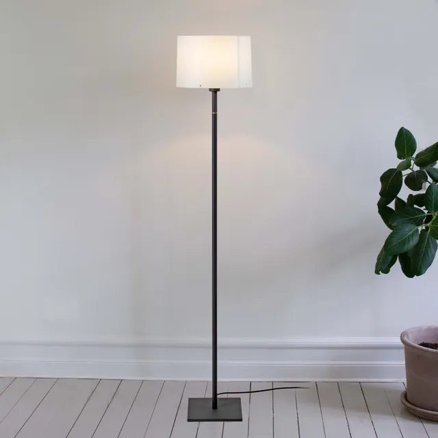 Zlamp Z 842-2827 gulvlampe mørkegrå messing