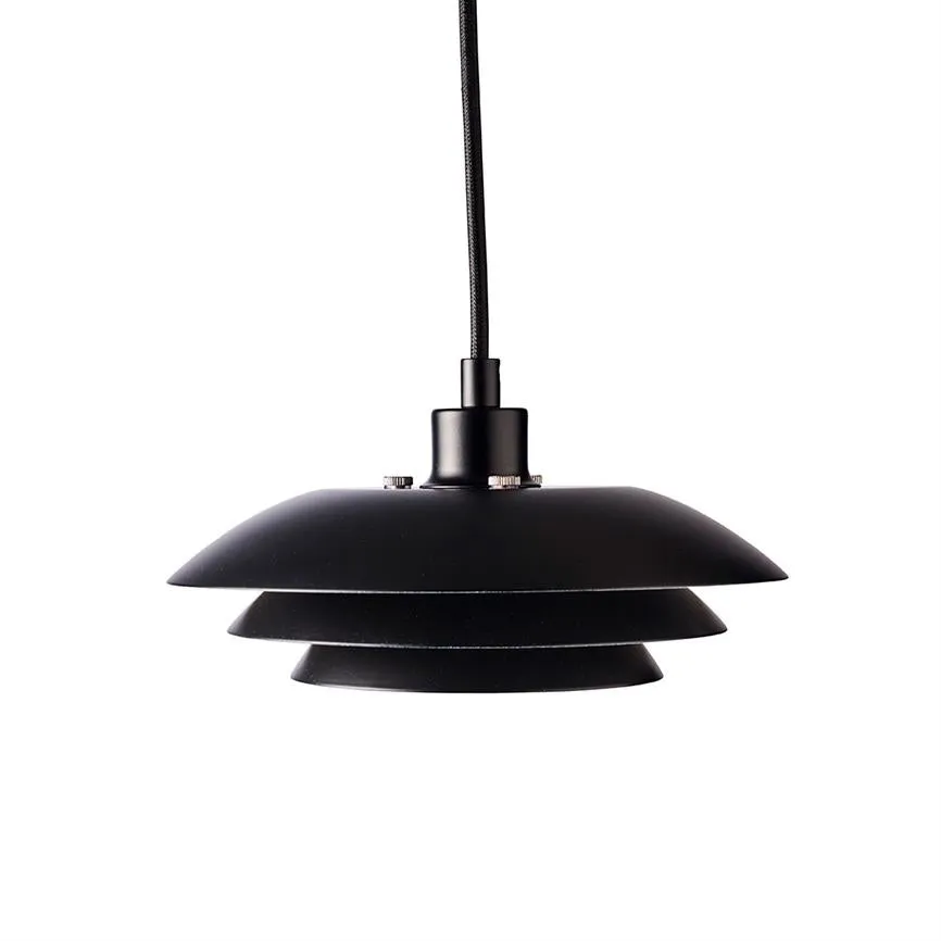 Dyberg Larsen DL20 pendel sort klassisk taklampe