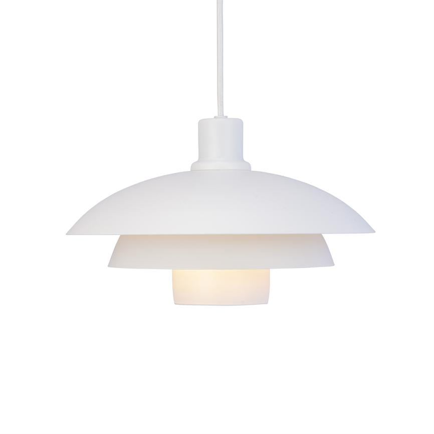 Dyberg Larsen Morph pendel hvit Ø30 cm E27