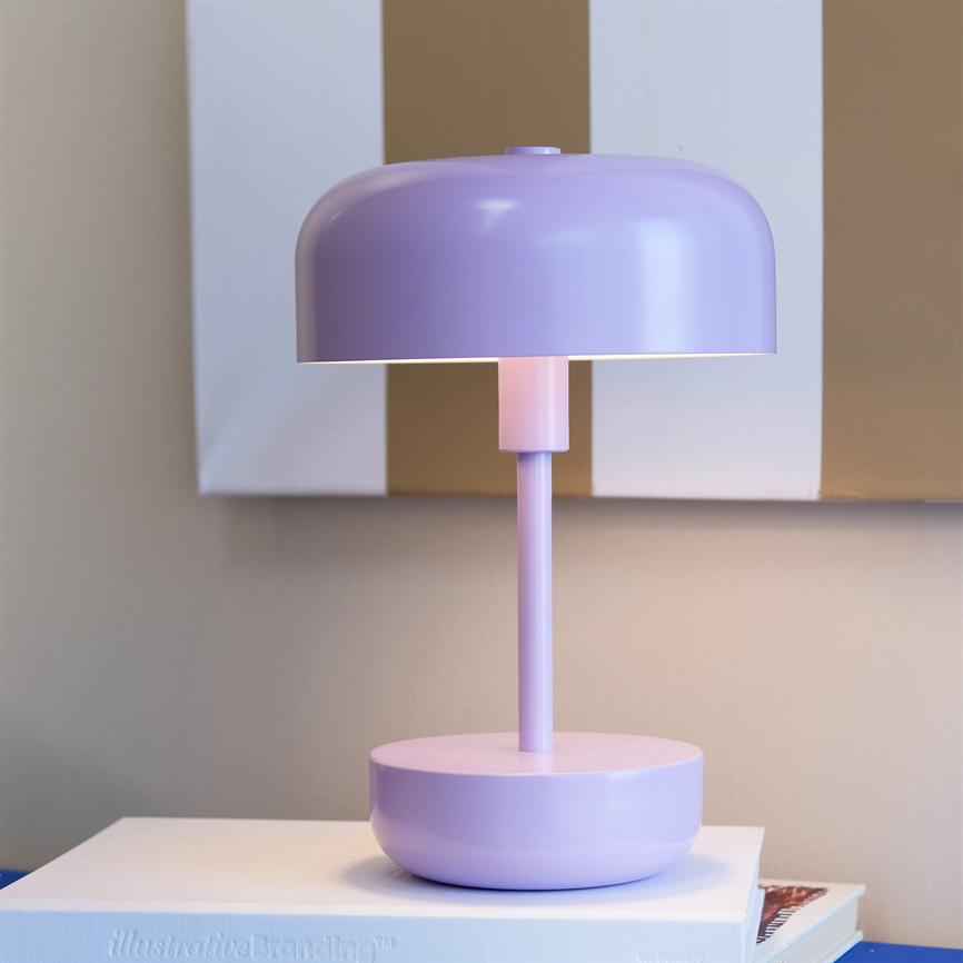 Dyberg Larsen Haipot LED bordlampe lilla
