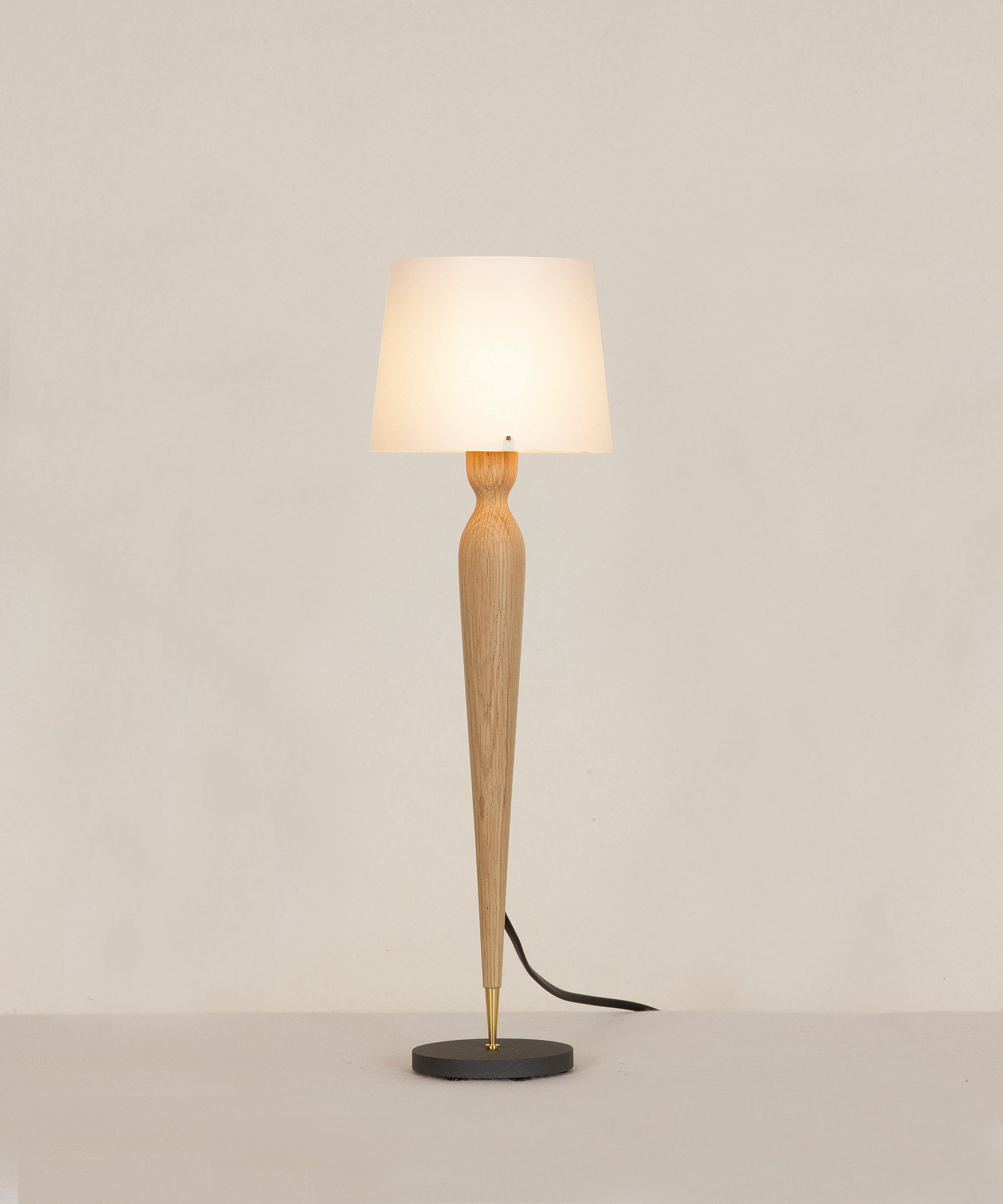 Zlamp Mizz Zippy 727-1311 bordlampe eik morbær
