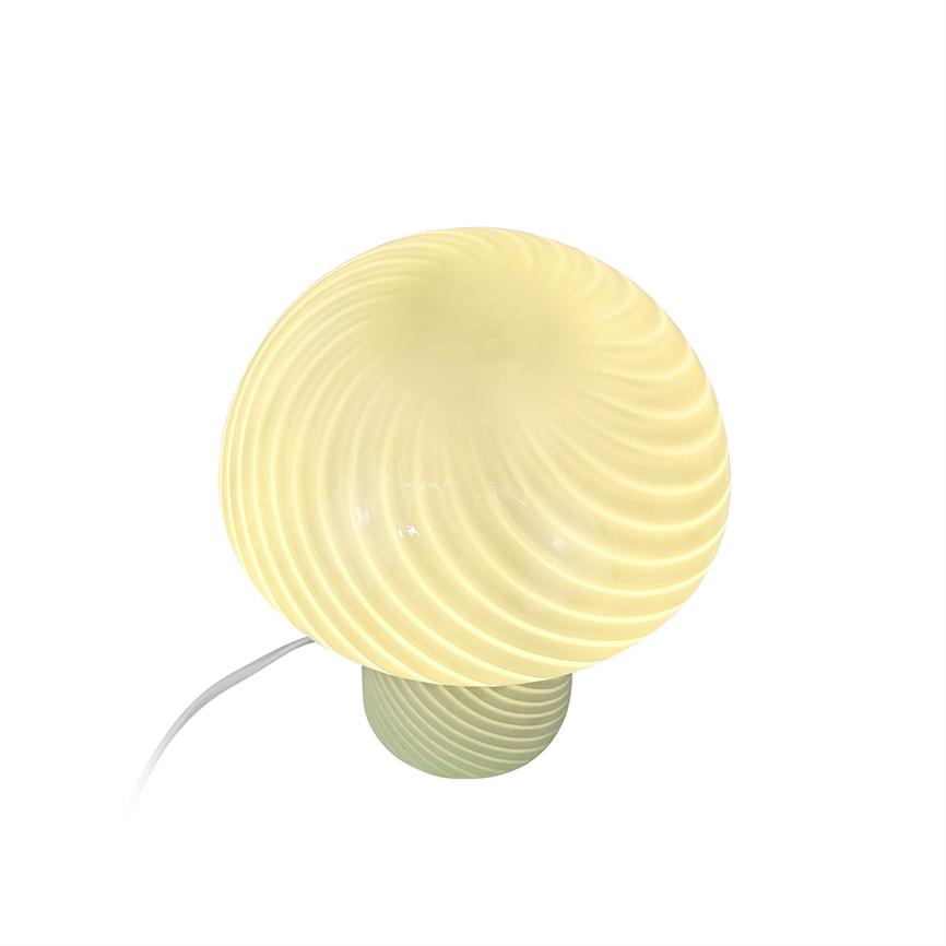 Dyberg Larsen Jenny Mushroom bordlampe grønn glass
