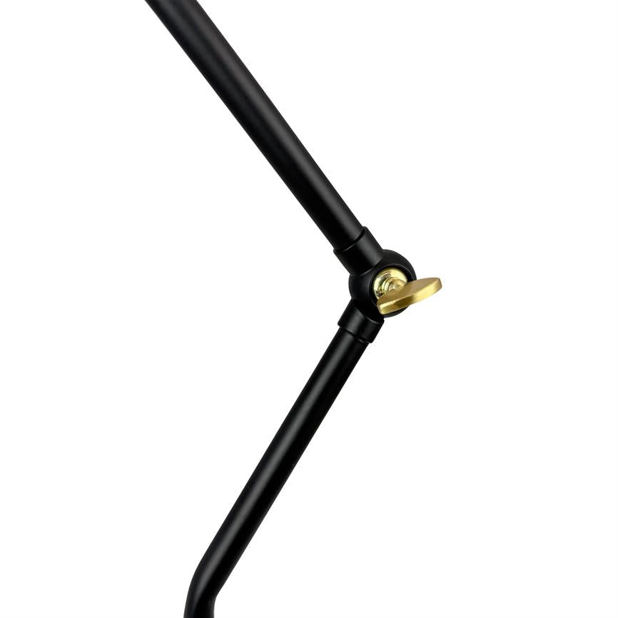 Dyberg Larsen Vela bordlampe svart justerbar GU10