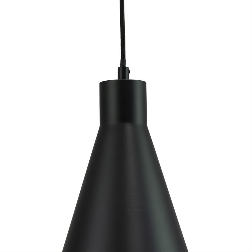 Dyberg Larsen Miles pendel svart taklampe 3 m ledning