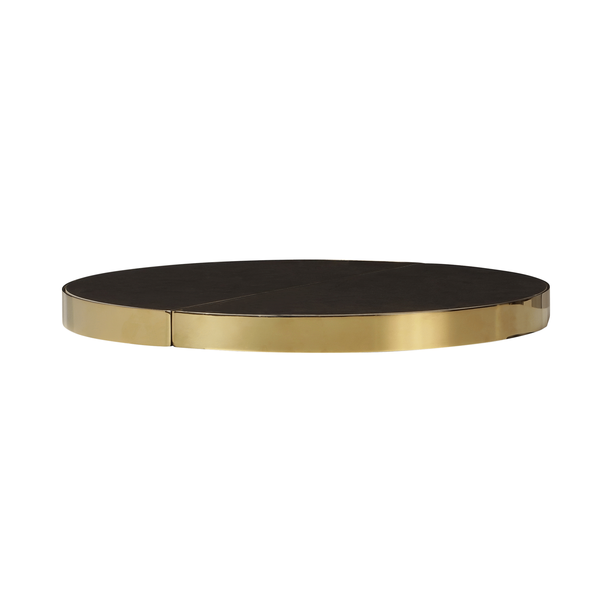 UMAGE Comfort Circle bordplate Nero brass keramisk