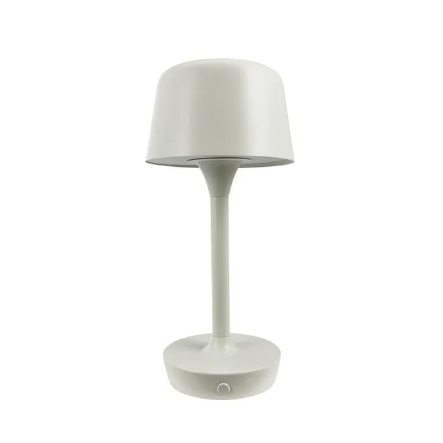 Dyberg Larsen Flow bordlampe krem oppladbar USB-C