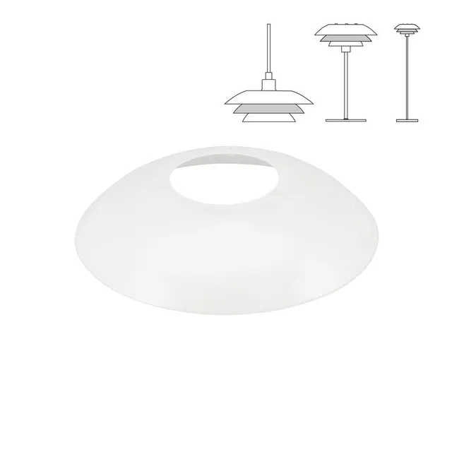 Dyberg Larsen DL31 reserveglass midtskjerm munnblåst