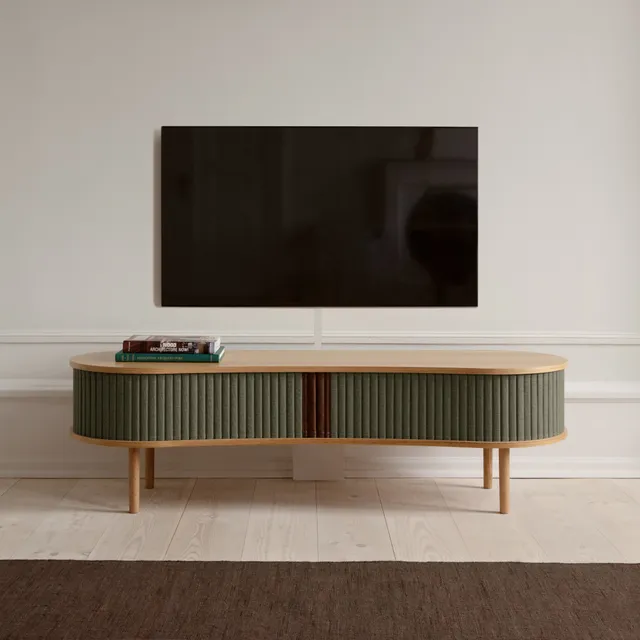 UMAGE Audacious TV-benk eik med oppbevaring
