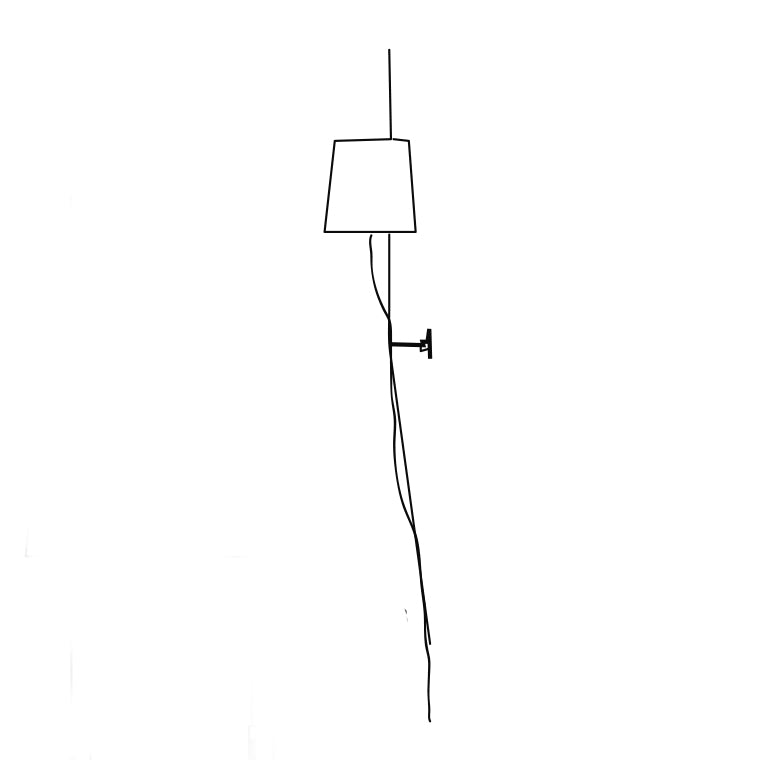 Zlamp Olga 330-1613 vegglampe mørkegrå
