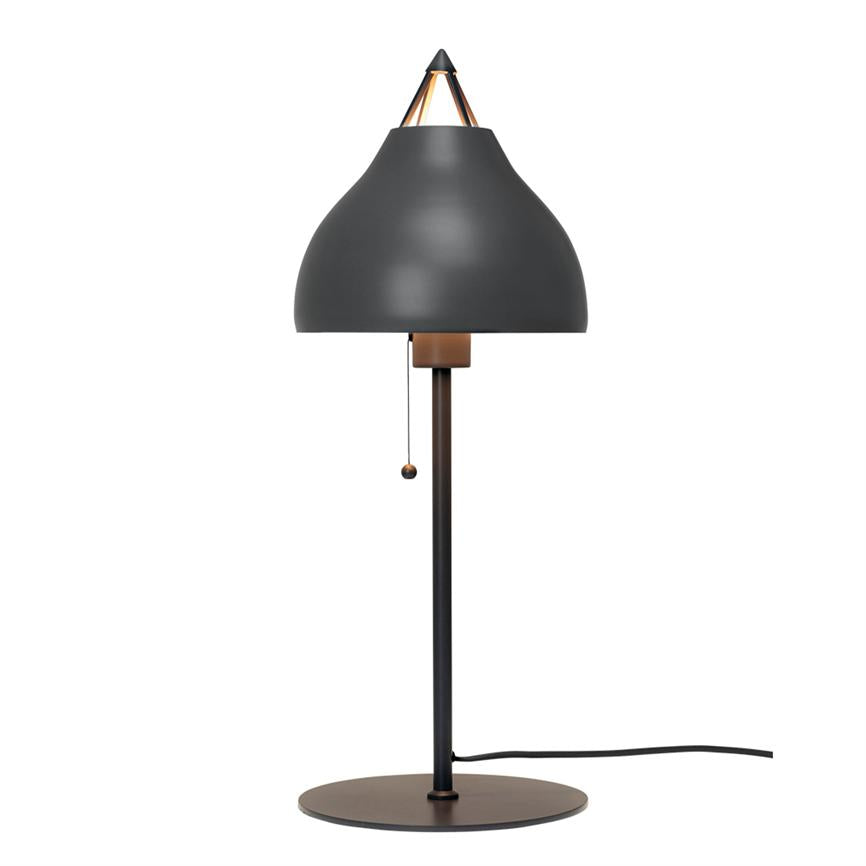 Dyberg Larsen Pyra bordlampe grå 60 cm nordisk