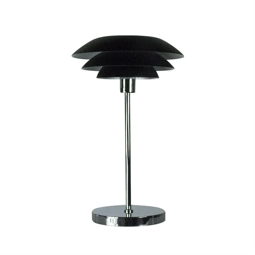 Dyberg Larsen DL31 bordlampe svart kontorlampe