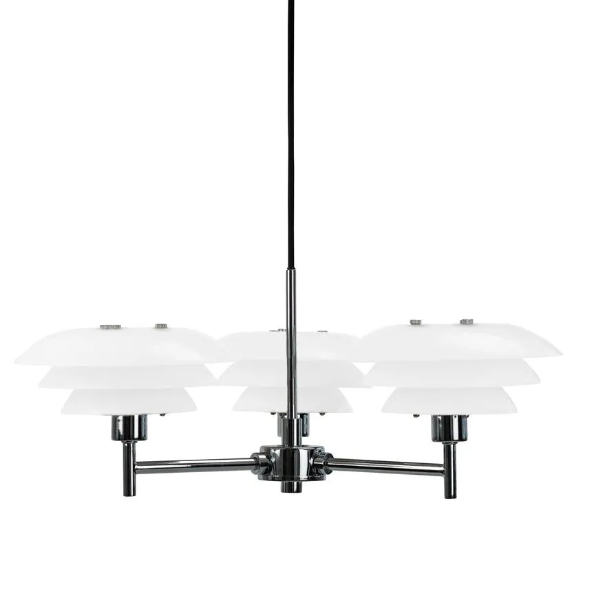 Dyberg Larsen DL20 lysekrone pendel opal 48 cm