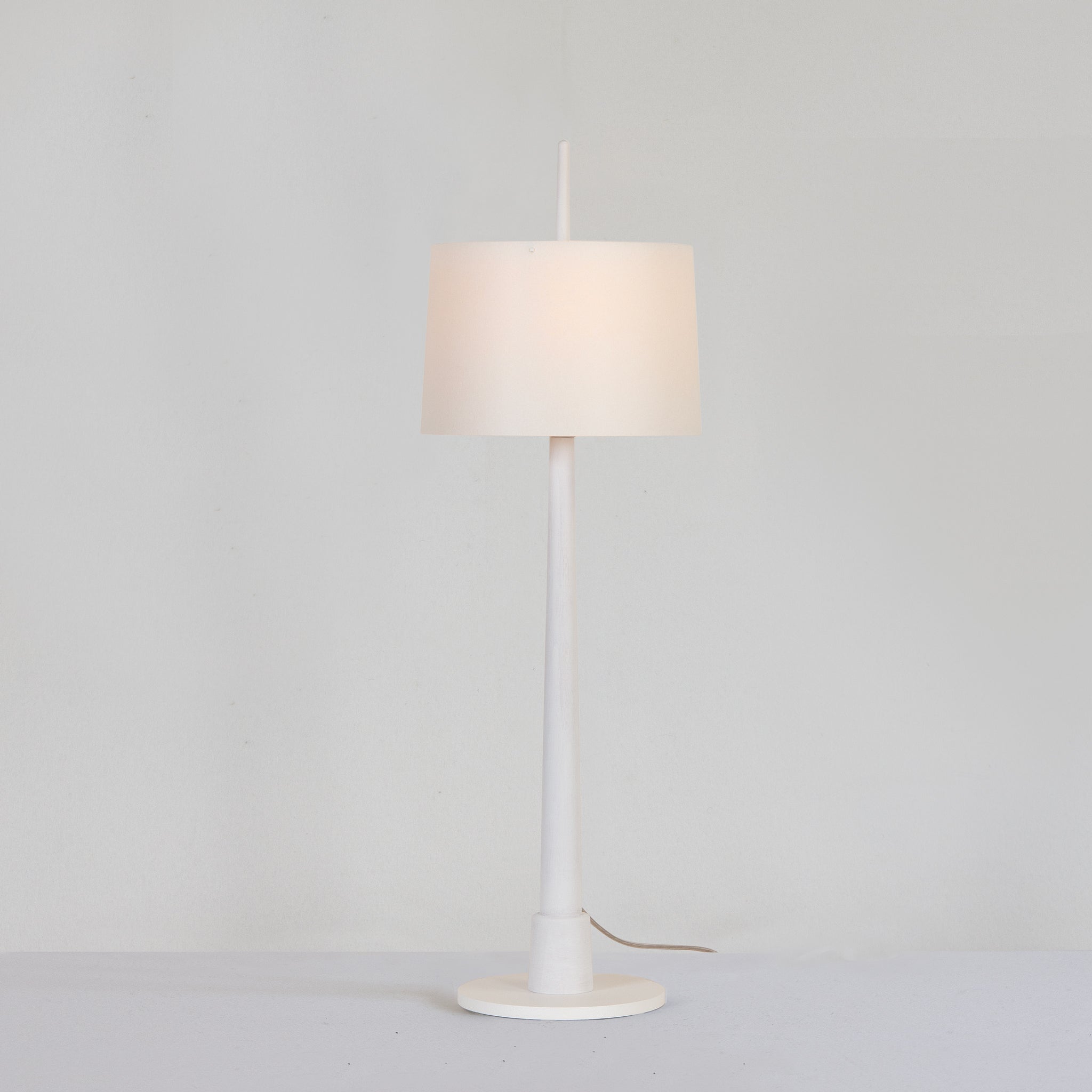 Zlamp Gadd bordlampe stor natur eik papir