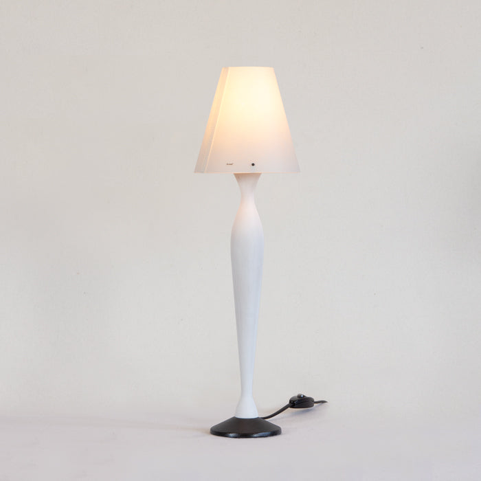 Zlamp Rebecca liten bordlampe grønngrå bjørk