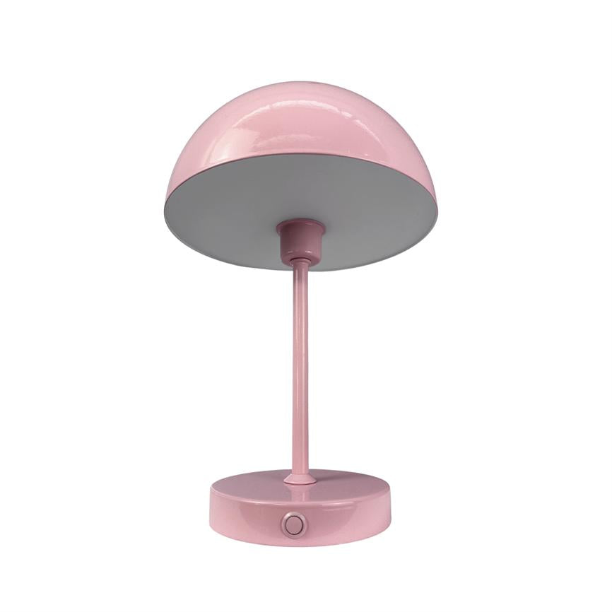 Dyberg Larsen Stockholm V2.0 bordlampe rosa oppladbar