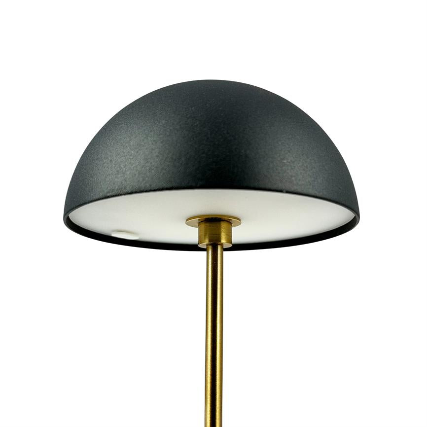 Dyberg Larsen Along minilampe svart messing LED