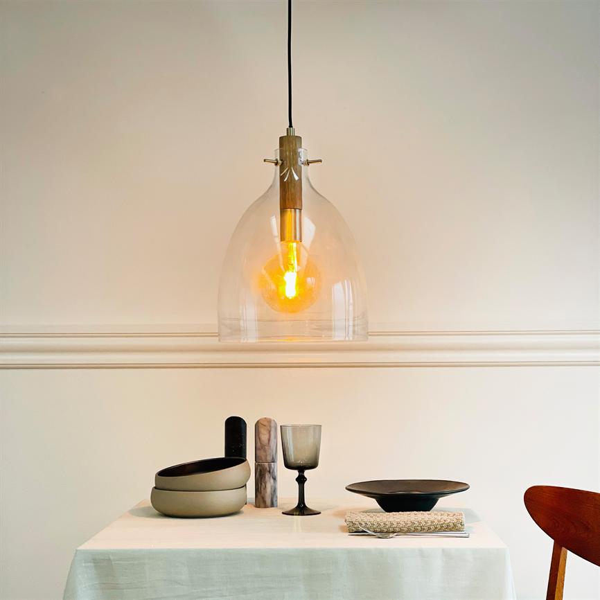 Dyberg Larsen Bistro pendel klar eik 30 cm