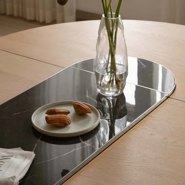 UMAGE Comfort Circle bordplate Nero brass keramisk