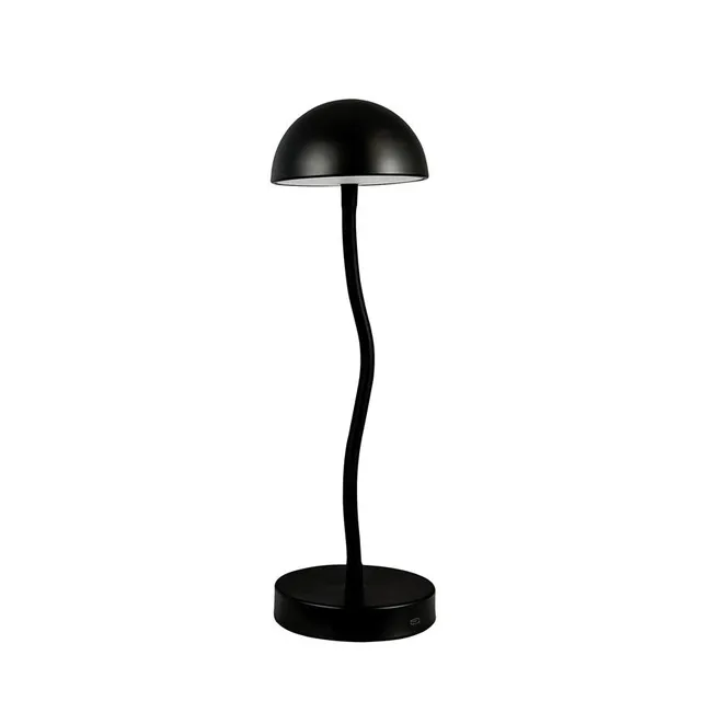 Dyberg Larsen Fonzy bordlampe svart oppladbar