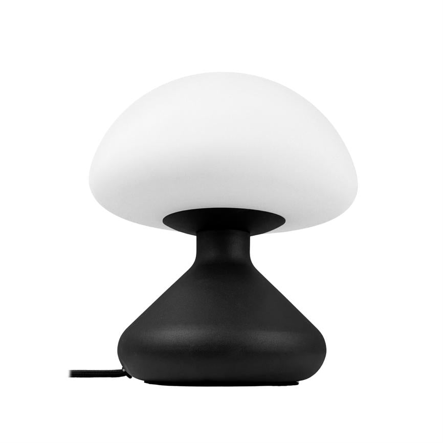 Dyberg Larsen Trophy bordlampe svart opalglass