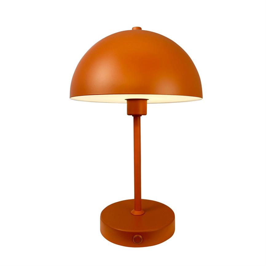 Dyberg Larsen Stockholm V2.0 bordlampe terrakotta oppladbar