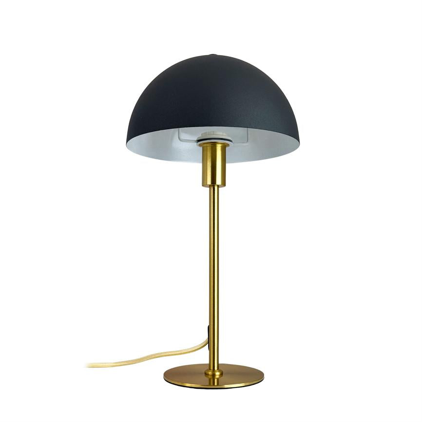 Dyberg Larsen Stockholm bordlampe sort messing