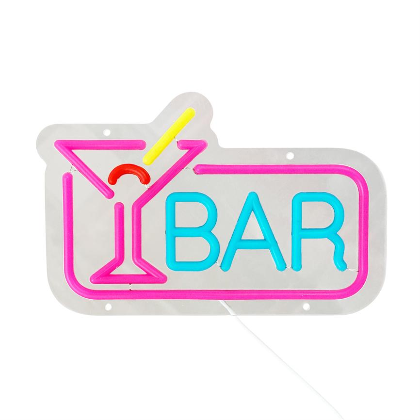 Dyberg Larsen LED-skilt Cocktail Bar veggdekor