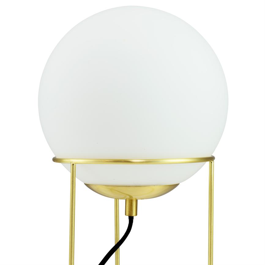 Dyberg Larsen Madrid bordlampe opal messing