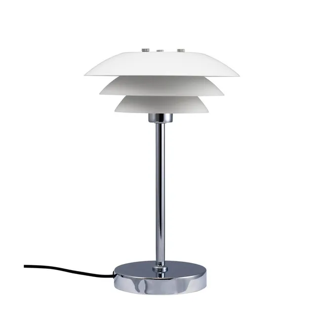 Dyberg Larsen DL20 bordlampe hvit opal